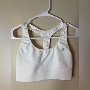 Champion White Y-Back Scoop Neck Sports Bra NWOT